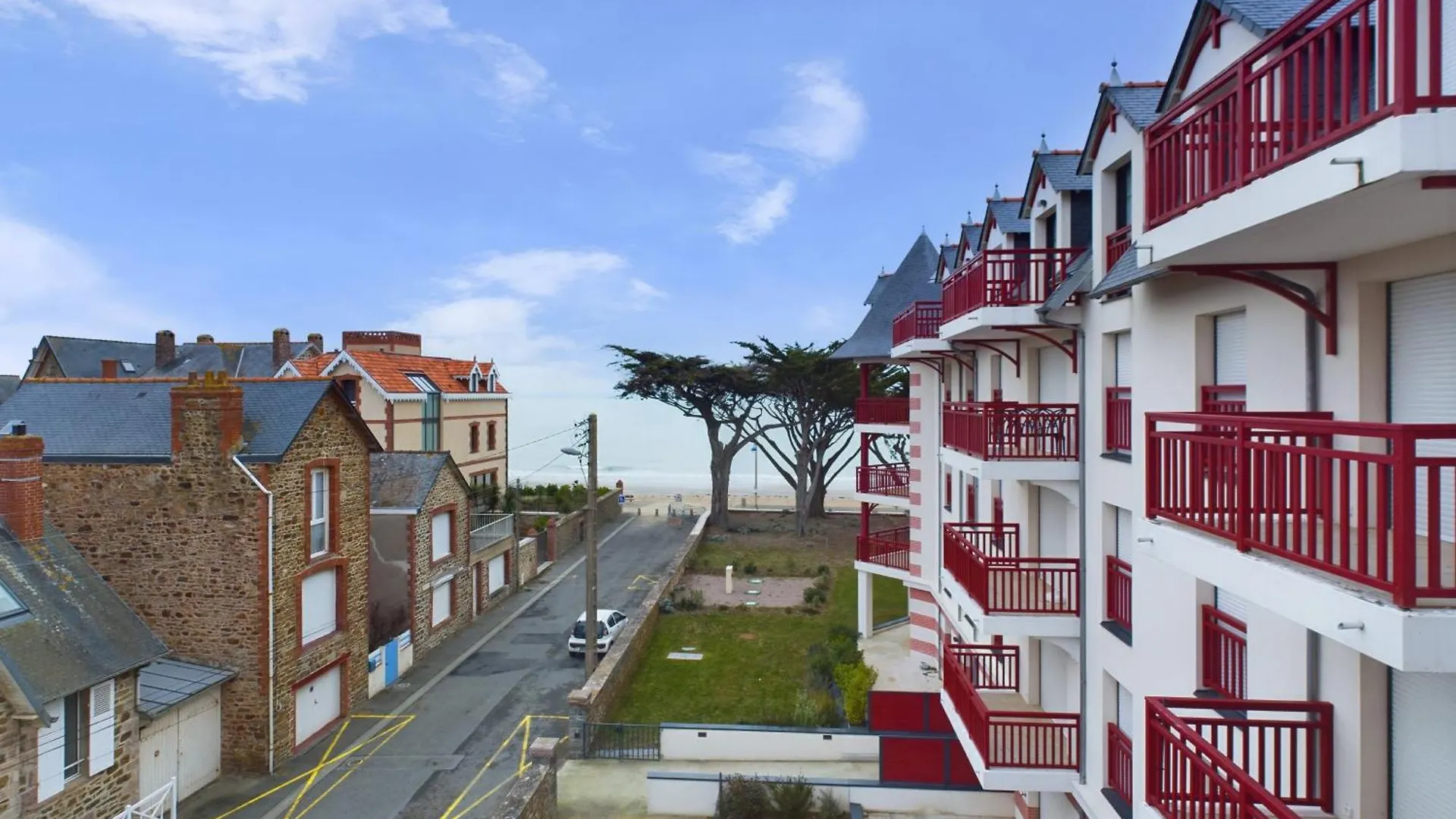 Vue sur mer et sur la plage de Pleneuf Val Andre Appartement Pleneuf-Val-Andre